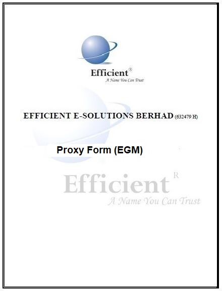 Proxy Form(EGM)